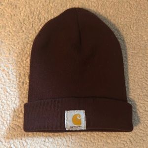 Carhartt beanie burgundy